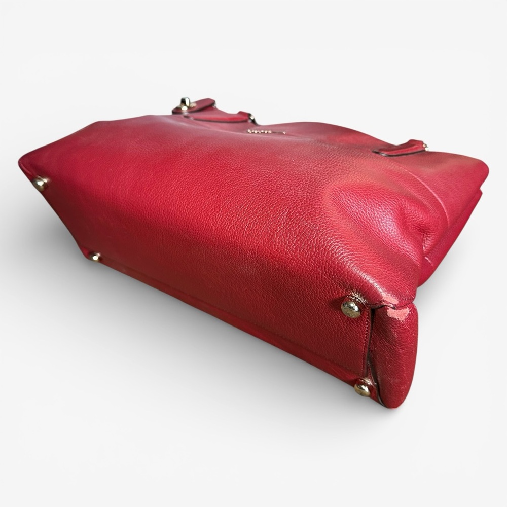 Coach Borough Red Leather Bag - Picture 7 of 11